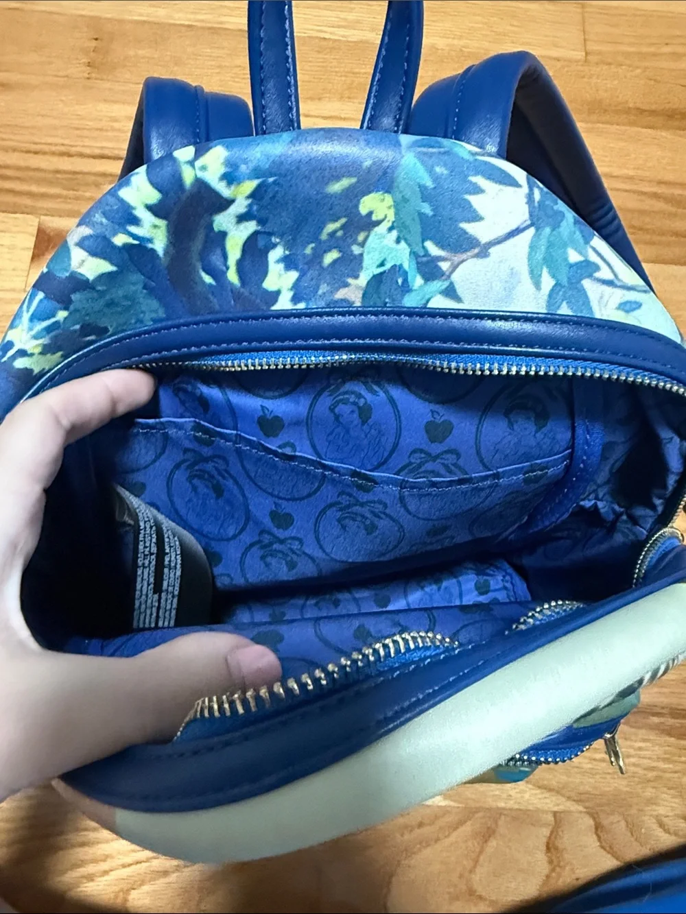 Loungefly Blue Snow White & Seven Dwarfs Mini Backpack